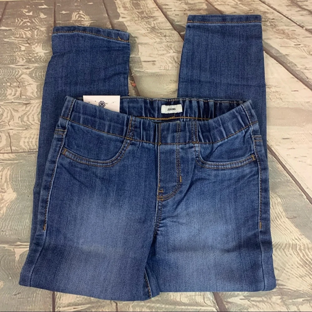 OshKosh Bgosh Blue Denim Wash Pull On Jegging Size 4/5